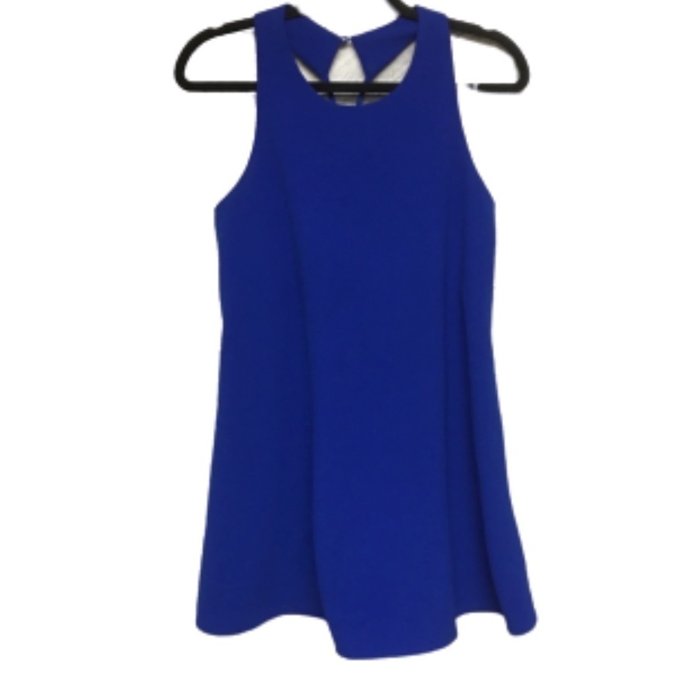 J.O.A LA | Royal Blue Sleevless Flare Swing Dress